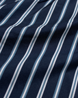 Far Afield Graphic Swim Shorts - Helio Stripe Navy-Men's Shorts-Brooklyn-Vancouver-Yaletown-Canada