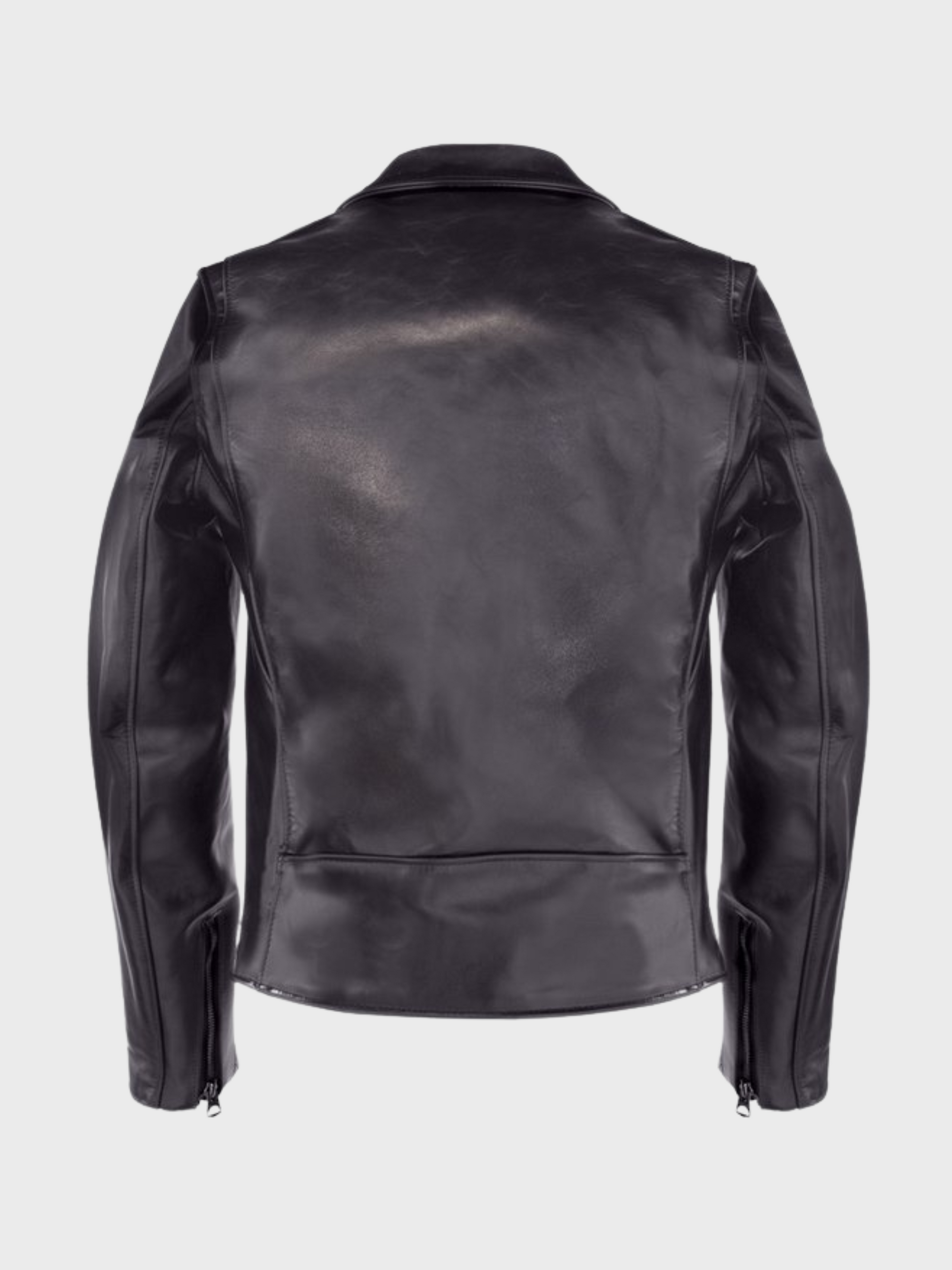 Schott Perfecto Raven Lambskin Leather Jacket Black-Men's Leather Jackets-Brooklyn-Vancouver-Yaletown-Canada