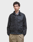 Barbour Modern Royston Wax Jacket - Navy-Men's Jackets-Brooklyn-Vancouver-Yaletown-Canada