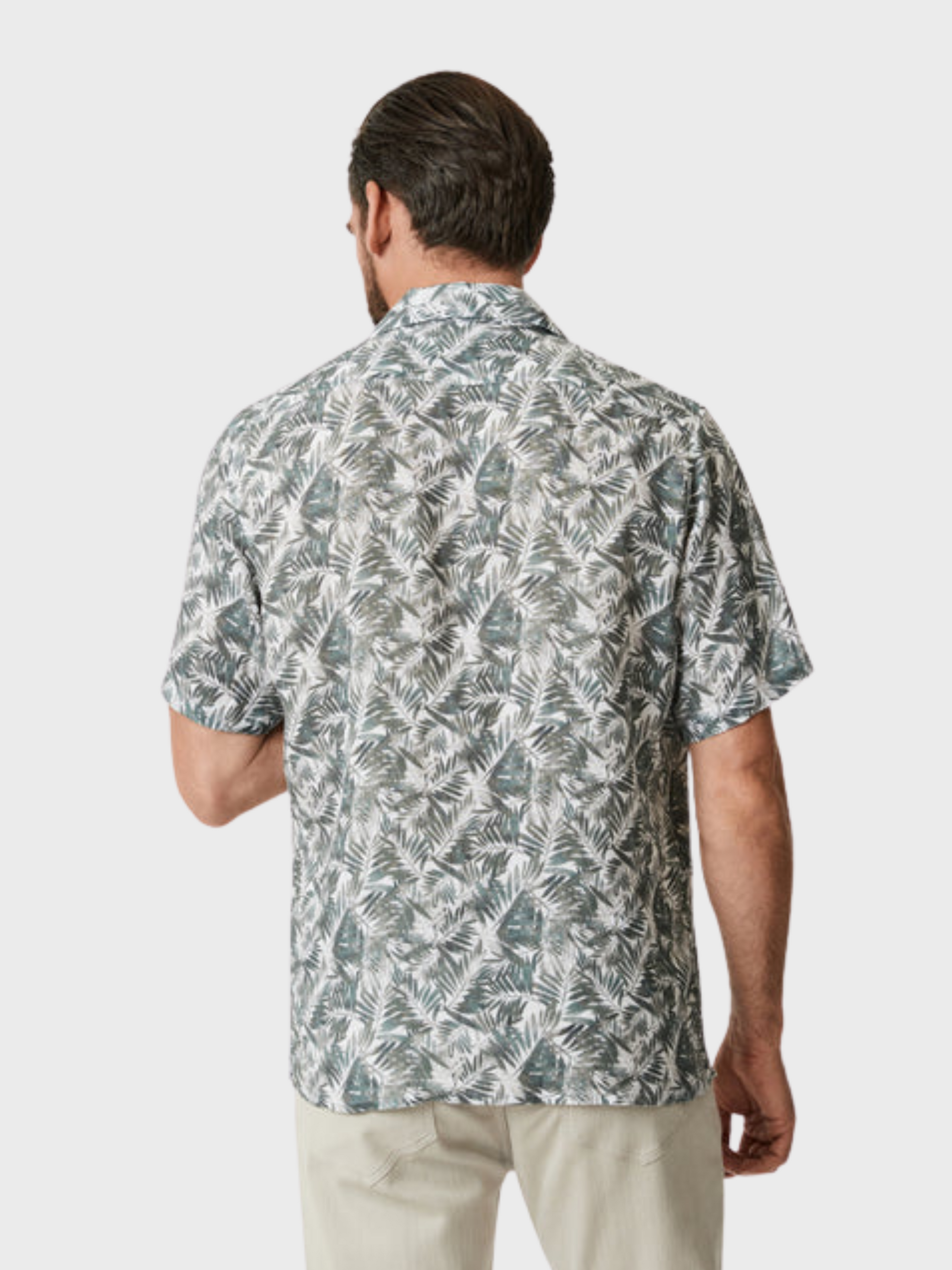 34 Heritage Jungle Short Sleeve Shirt Green-Men&#39;s Shirts-Brooklyn-Vancouver-Yaletown-Canada