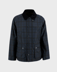 Barbour Tartan Ambleside - Navy Tartan-Men's Coats-Brooklyn-Vancouver-Yaletown-Canada