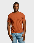 Easy Mondays Crew Neck Pumpkin-Men's T-Shirts-Brooklyn-Vancouver-Yaletown-Canada