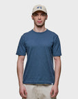 Merz Slub Pima Cotton T-Shirt - Denim Blue-Men's T-Shirts-Brooklyn-Vancouver-Yaletown-Canada