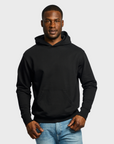Easy Mondays Organic Cotton Hoodie Black-Men's Sweatshirts-Brooklyn-Vancouver-Yaletown-Canada