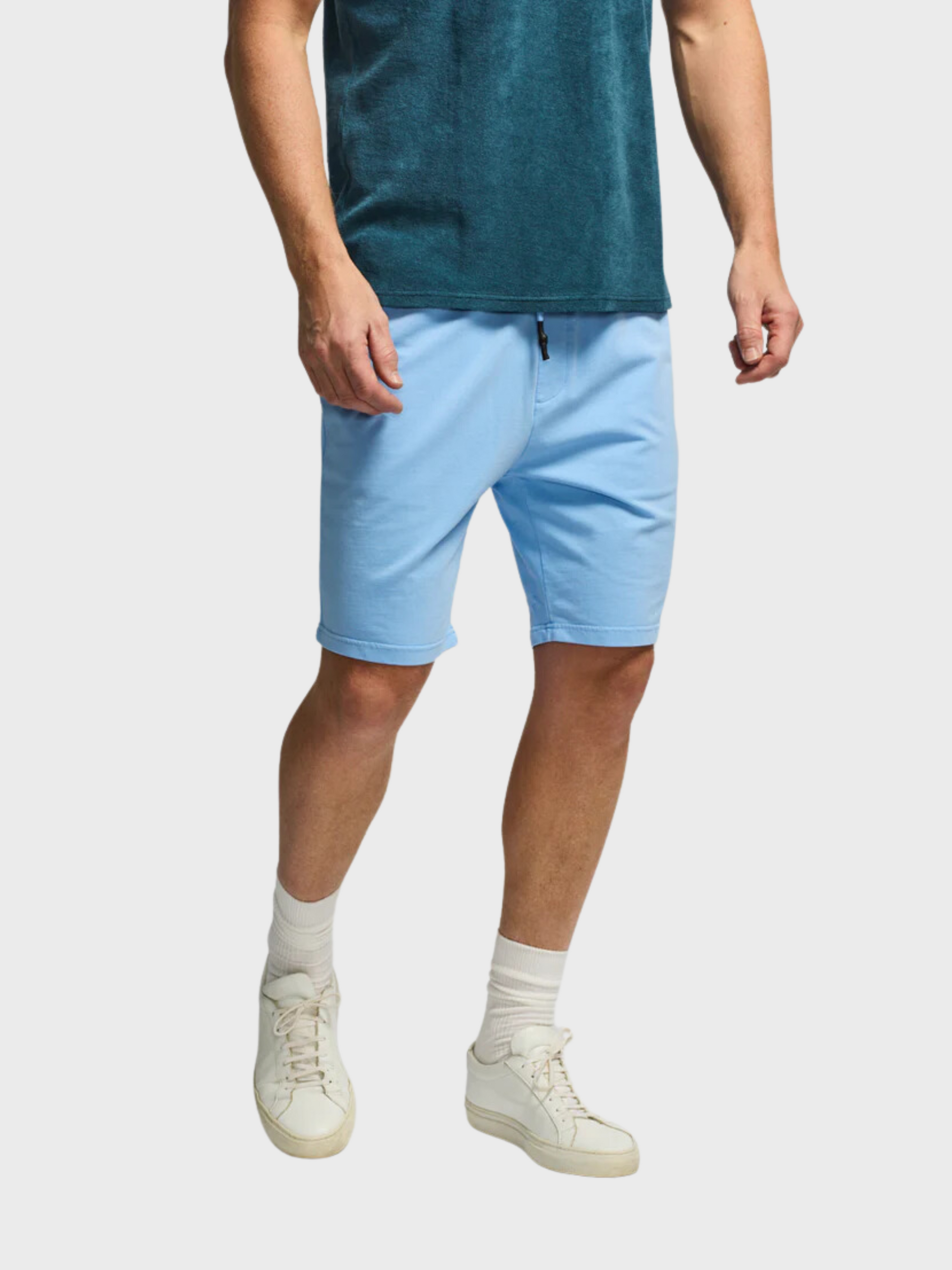 Easy Mondays Drawstring Short Washed Blue SS24-Men&#39;s Shorts-S-Brooklyn-Vancouver-Yaletown-Canada