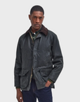 Barbour Bedale Wax Jacket - Sage-Men's Jackets-Brooklyn-Vancouver-Yaletown-Canada