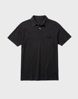 Easy Mondays Slub Cotton Polo Black-Men's T-Shirts-Brooklyn-Vancouver-Yaletown-Canada