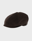 Wigens Newsboy Classic Cap - Dark brown-Men's Accessories-Brooklyn-Vancouver-Yaletown-Canada