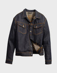 Nudie Conny Denim Jacket Dry Selvage - Blue-Men's Jackets-Brooklyn-Vancouver-Yaletown-Canada
