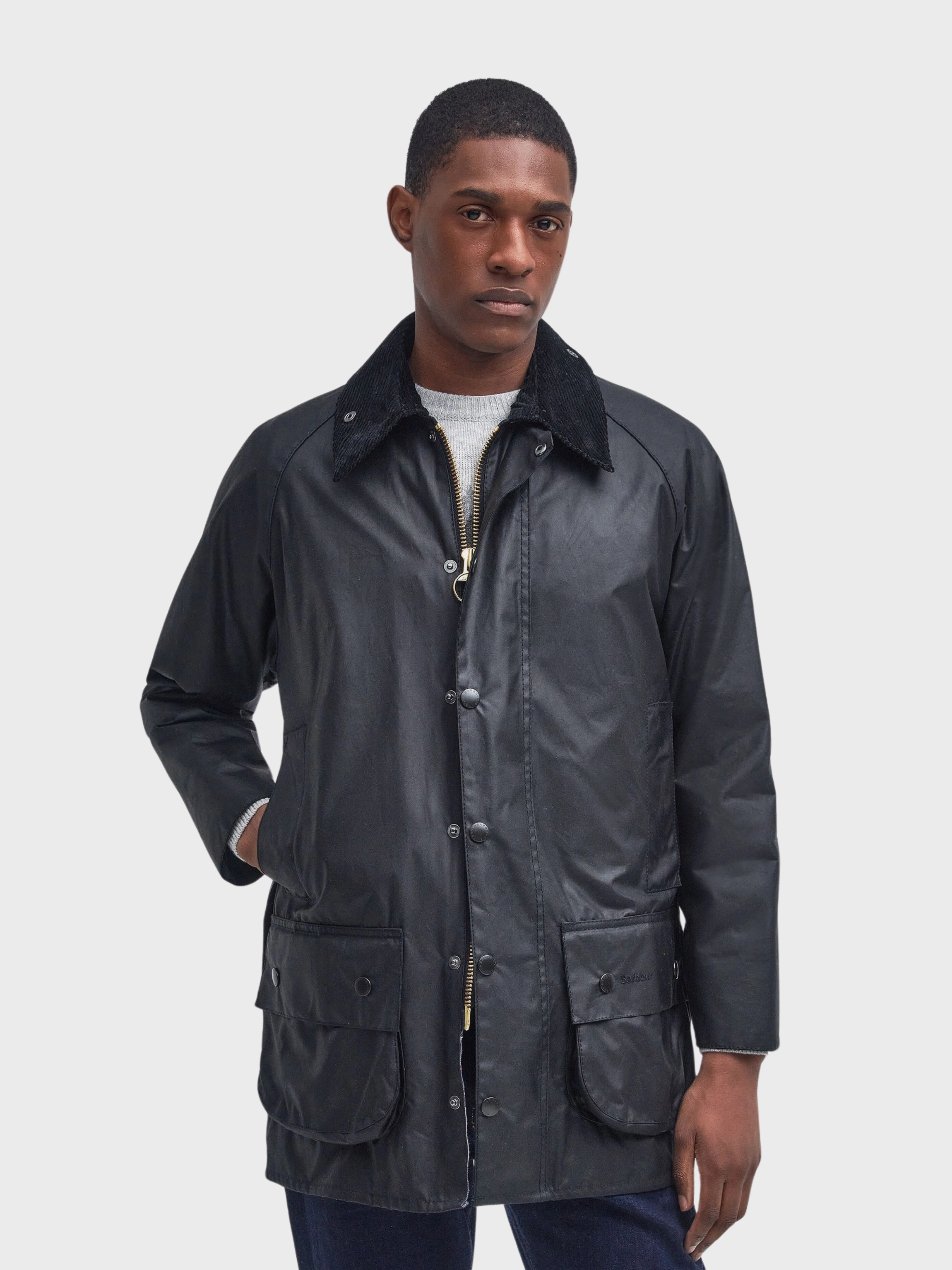 Barbour Beaufort Waxed Jacket - Black. Shop Men's Coats. Premium Barbour Beaufort Waxed Jacket - Black. Shop Men's Coats. Premium