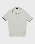 34 Heritage Polo Sweater - Off White-Men's Sweaters-Brooklyn-Vancouver-Yaletown-Canada