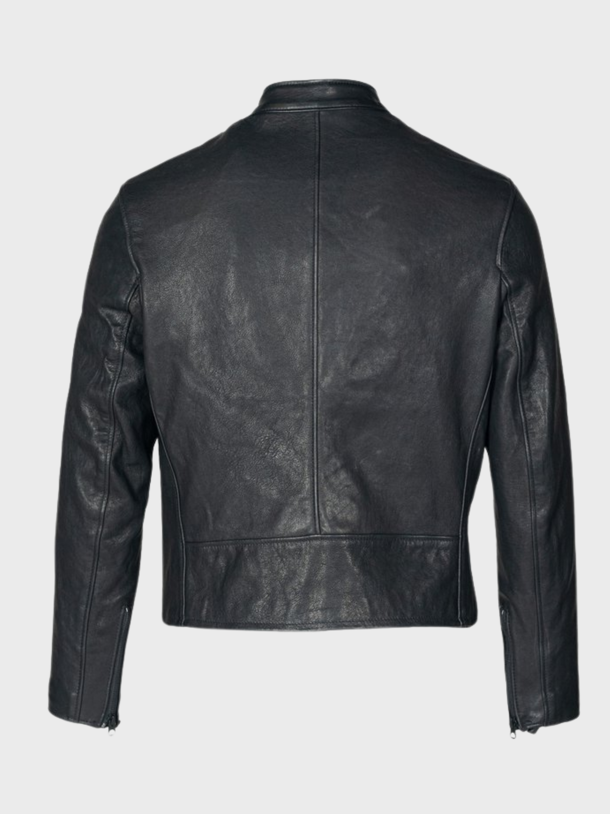 Schott Perfecto Cafe Racer Leather Jacket Black-Men's Leather Jackets-Brooklyn-Vancouver-Yaletown-Canada