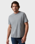 34 Heritage Slub Crew Neck Tshirt Monument Grey-Men's T-Shirts-Brooklyn-Vancouver-Yaletown-Canada