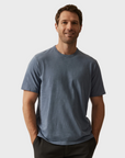 34 Heritage Slub Crew Neck Tshirt Vintage Blue-Men's T-Shirts-Brooklyn-Vancouver-Yaletown-Canada