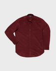 34 Heritage Shirt Corduroy Bordeaux-Men's Shirts-Brooklyn-Vancouver-Yaletown-Canada