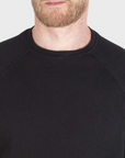 Jude Neale Rogan Waffle Long Sleeve - Black-Men's Shirts-Brooklyn-Vancouver-Yaletown-Canada