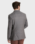 34 Heritage Matteo Mini Checked Blazer Dark Blue-Men's Blazers-Brooklyn-Vancouver-Yaletown-Canada