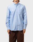 COF Button Down American Oxford Shirt Light Blue-Men's Shirts-Brooklyn-Vancouver-Yaletown-Canada