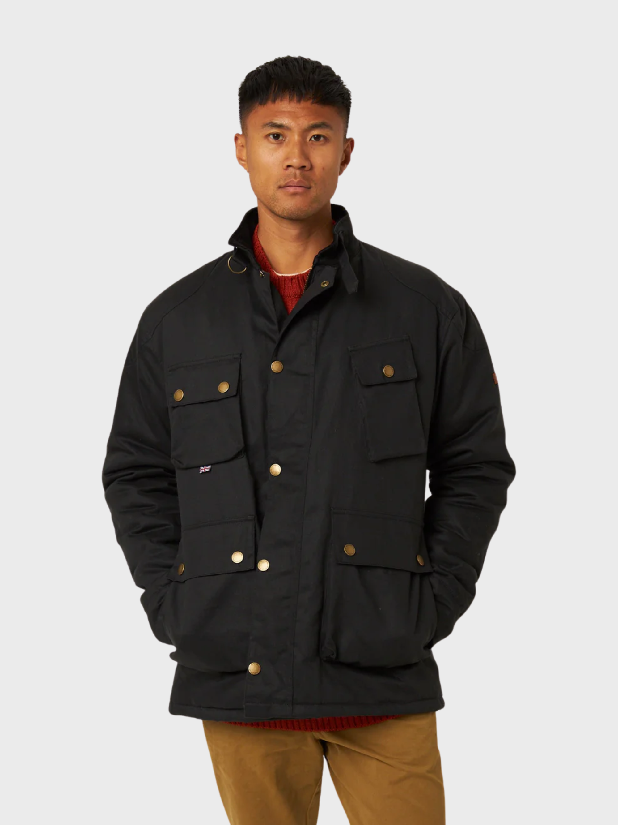 Peregrine Baxter Coat - Black-Men's Coats-Brooklyn-Vancouver-Yaletown-Canada