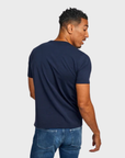 Easy Mondays T Shirt Crew Neck Navy-Men's T-Shirts-Brooklyn-Vancouver-Yaletown-Canada