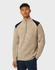 Peregrine Bexley Quarter Zip Jumper - Skiddaw-Men's Sweaters-Brooklyn-Vancouver-Yaletown-Canada