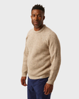 Peregrine Ford Crew Jumper - Oatmeal-Men's Sweaters-Brooklyn-Vancouver-Yaletown-Canada