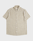 Far Afield Classic Shirt - Canopy Stripe - White/Multi-Men's Shirts-Brooklyn-Vancouver-Yaletown-Canada