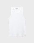 Merz Iconic Ribbed Cotton Tank Top - White-Men's T-Shirts-Brooklyn-Vancouver-Yaletown-Canada