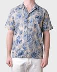 Outclass S/S Havana Shirt - Indigo Bloom-Men's Shirts-Brooklyn-Vancouver-Yaletown-Canada