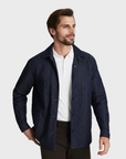 34 Heritage Denim Quilted Overshirt Rinse-Men's Shirts-Brooklyn-Vancouver-Yaletown-Canada