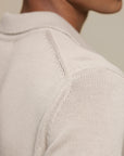 Merz Cotton Short Sleeve Polo Shirt - Sand-Men's T-Shirts-Brooklyn-Vancouver-Yaletown-Canada