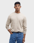 Barbour Pima Crew - Mist-Men's Sweaters-Brooklyn-Vancouver-Yaletown-Canada