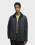 Barbour Tartan Ambleside - Navy Tartan-Men's Coats-Brooklyn-Vancouver-Yaletown-Canada