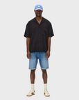 Gabba Shorts Markus Selvedge Limited - Mid Blue Denim-Men's Shorts-Brooklyn-Vancouver-Yaletown-Canada