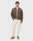 Gabba Pant Carl Ecru Loose Tapered - Ecru-Men's Pants-Brooklyn-Vancouver-Yaletown-Canada