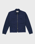 Outclass Nylon Coach Jacket - Navy-Men's Jackets-Brooklyn-Vancouver-Yaletown-Canada