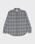 Nudie Julian Shirt Grey Check - Multi-Men's Shirts-Brooklyn-Vancouver-Yaletown-Canada