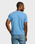 Easy Mondays Crew Neck T Azure-Men's T-Shirts-Brooklyn-Vancouver-Yaletown-Canada