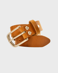 Selde Terre Positano Belt Cognac-Men's Belts-Brooklyn-Vancouver-Yaletown-Canada
