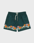 Bather Evergreen Lawn Swim Trunk - Green-Men's Shorts-Brooklyn-Vancouver-Yaletown-Canada
