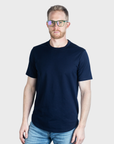 Jude 100% Pima Cotton SS Kris T-Shirt Navy-Men's T-Shirts-Brooklyn-Vancouver-Yaletown-Canada