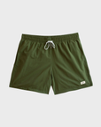 Bather Solid Olive Swim Trunk - Olive-Men's Shorts-Brooklyn-Vancouver-Yaletown-Canada