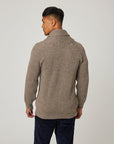 Peregrine Wilkinson Cardigan - Oak-Men's Sweaters-Brooklyn-Vancouver-Yaletown-Canada