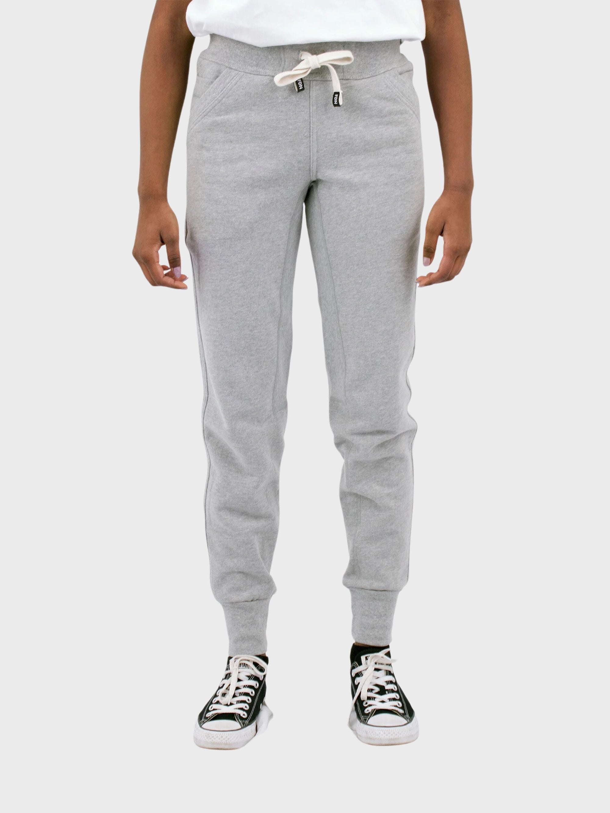 Frere Du Nord 4 Pocket Sweat Pant Heather Grey SS24-Men&#39;s Pants-Brooklyn-Vancouver-Yaletown-Canada