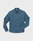 Easy Mondays Poplin Shirt Vintage Navy SS24-Men's Shirts-Brooklyn-Vancouver-Yaletown-Canada