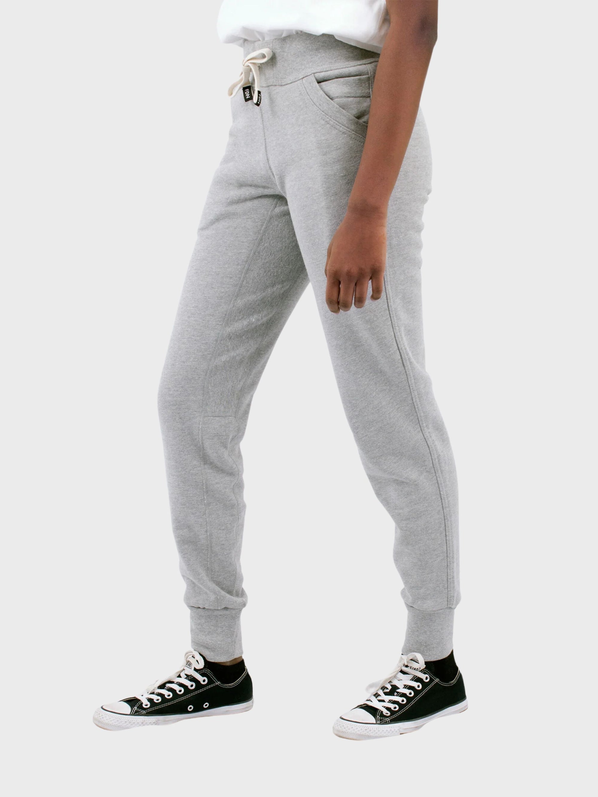 Frere Du Nord 4 Pocket Sweat Pant Heather Grey SS24-Men&#39;s Pants-Brooklyn-Vancouver-Yaletown-Canada