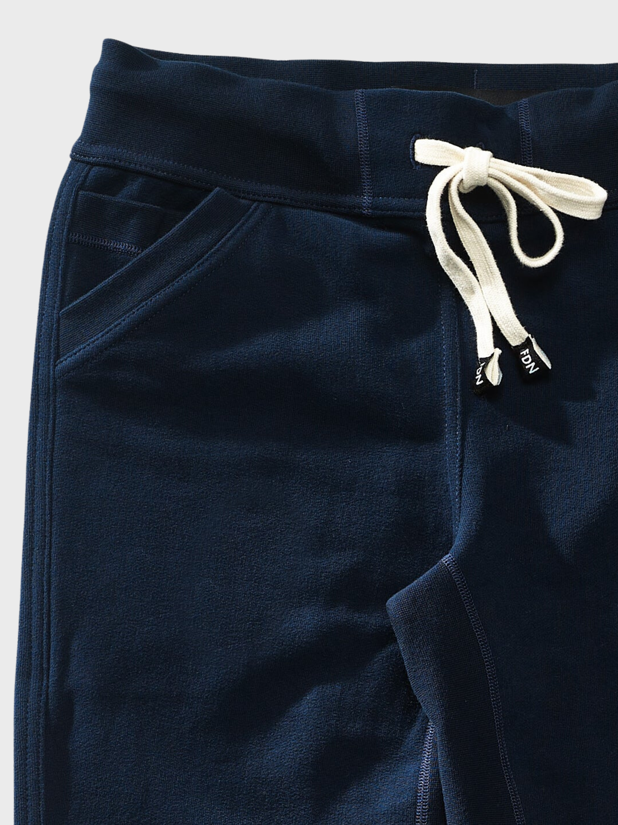 Frere Du Nord 4 Pocket Sweat Pant Navy SS24-Men&#39;s Pants-Brooklyn-Vancouver-Yaletown-Canada