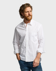 Easy Mondays Poplin Shirt White SS24-Men's Shirts-S-Brooklyn-Vancouver-Yaletown-Canada