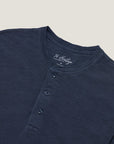 34 Heritage Slub Short Sleeve Henley Tee - Blue Night-Men's T-Shirts-Brooklyn-Vancouver-Yaletown-Canada
