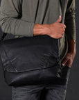 Aunts & Uncles Bags Matsumoto Messenger Bag Black-Men's Bags-Brooklyn-Vancouver-Yaletown-Canada